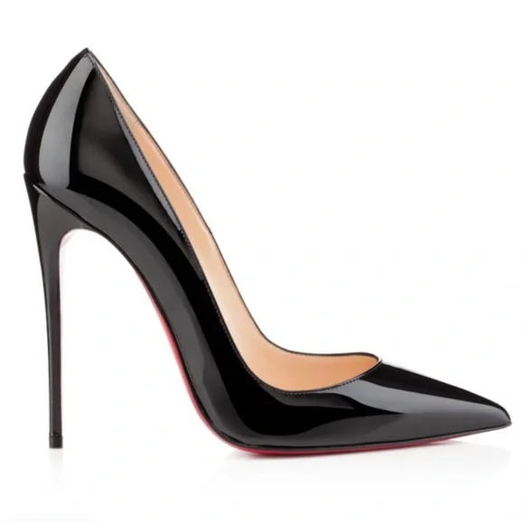 Christian Louboutin Glossy Black So Kate Heels - Picture 2 of 7
